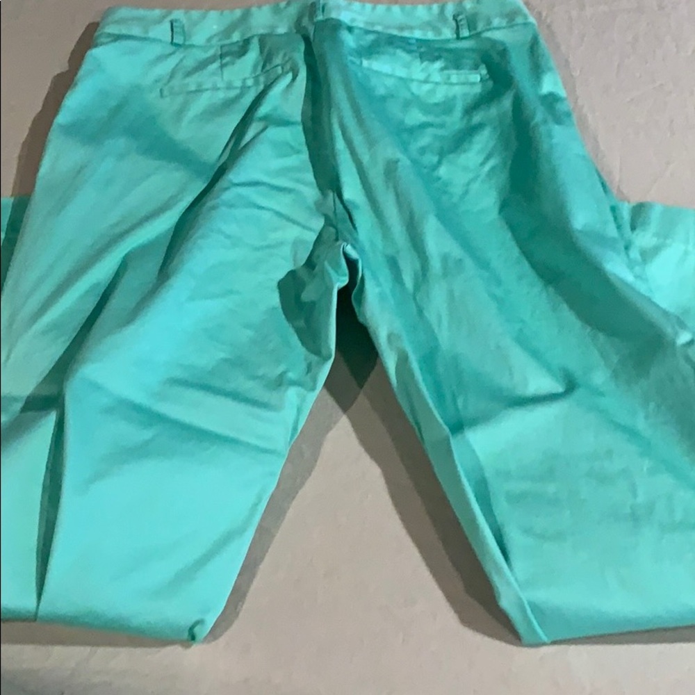 Charter club pants with skinny belt